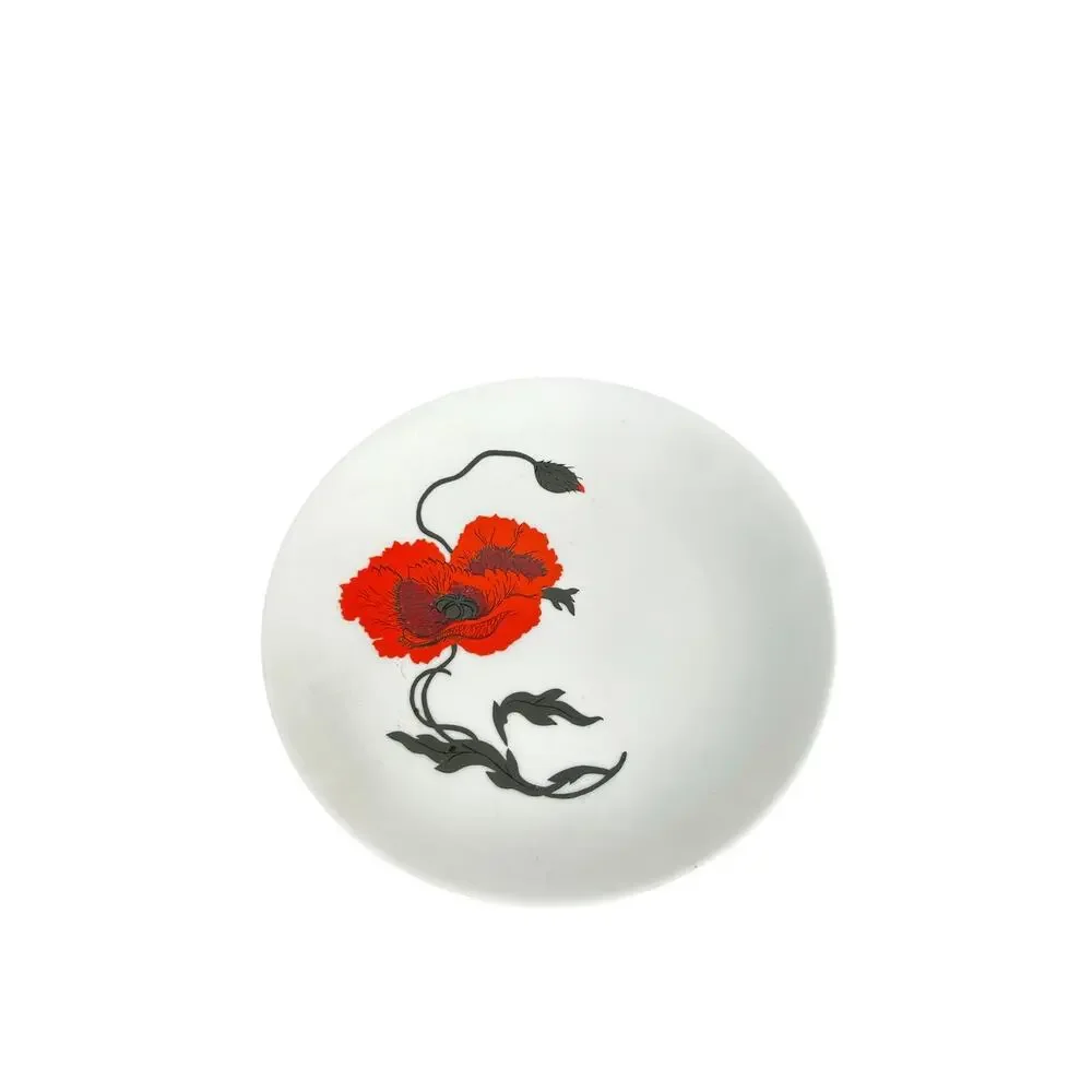 Saucer & Cup Set- Vintage Wedgewood Cornpoppy Bone China- preowned